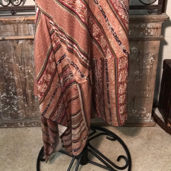 Peruvian Connection asymmetrical boho skirt - Picture 7 of 8